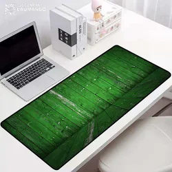 Tapete de borracha madeira grão mouse gamer teclados acessórios bonito mouse pad kawaii computador mousepad empresa gaming teclado pc