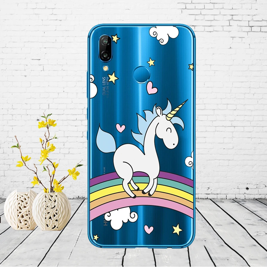 Huawei P20 Lite чехол 5,84 дюйма huawei P20 Lite мягкая резина, термопластичный полиуретан силиконовый чехол для телефона huawei P20 Lite чехол для сумки - Color: G43