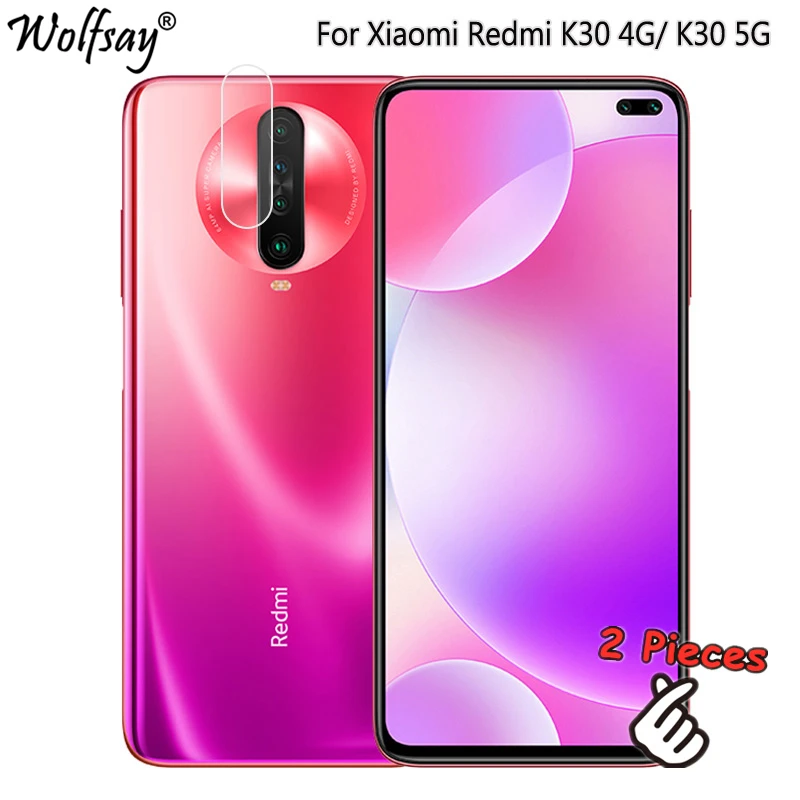 2 шт. нано-стекло для камеры Xiaomi Redmi K30 защита экрана объектива 4G Полное покрытие