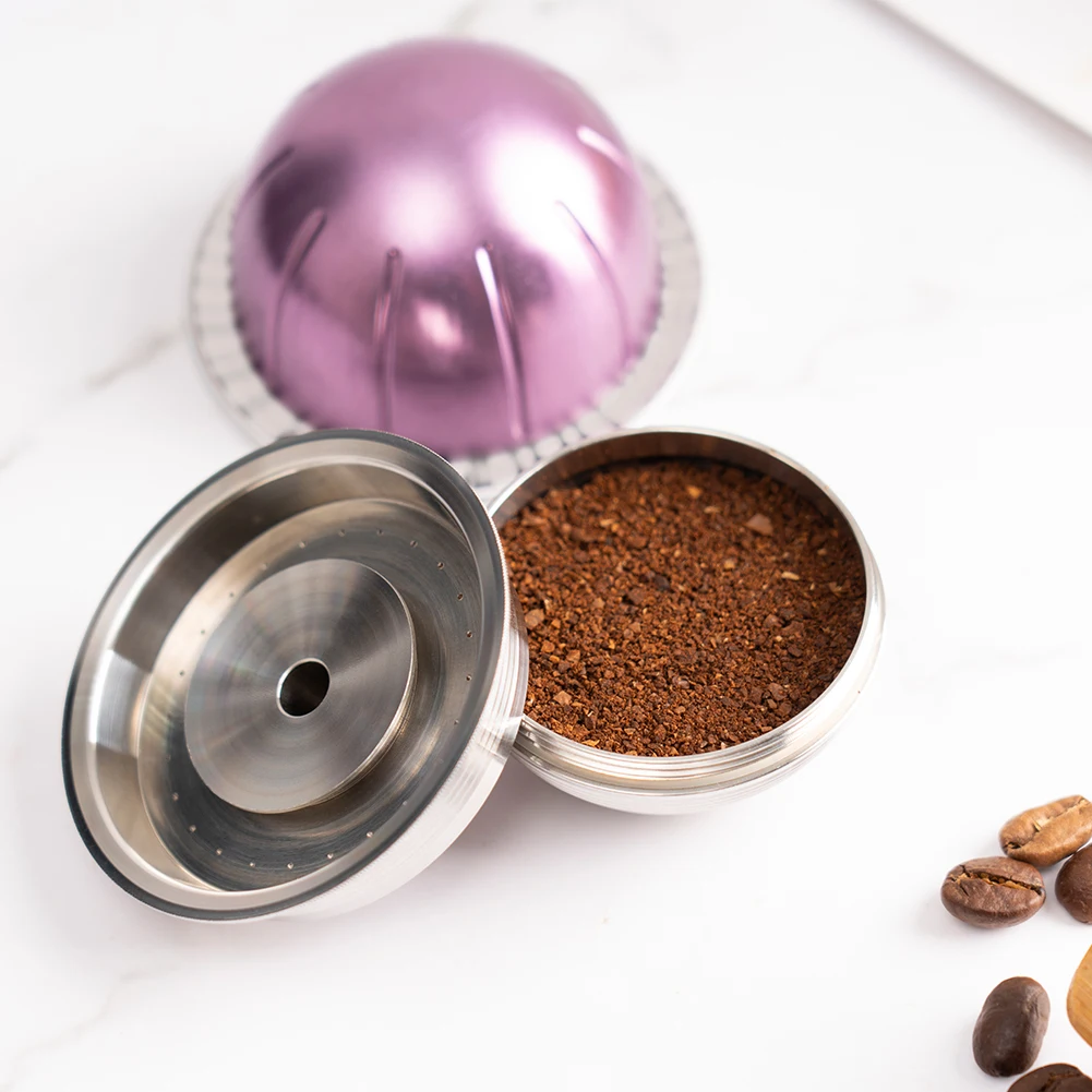 Recafimil Stainless Steel Reusable Coffee Pods Refillable Metal Coffee