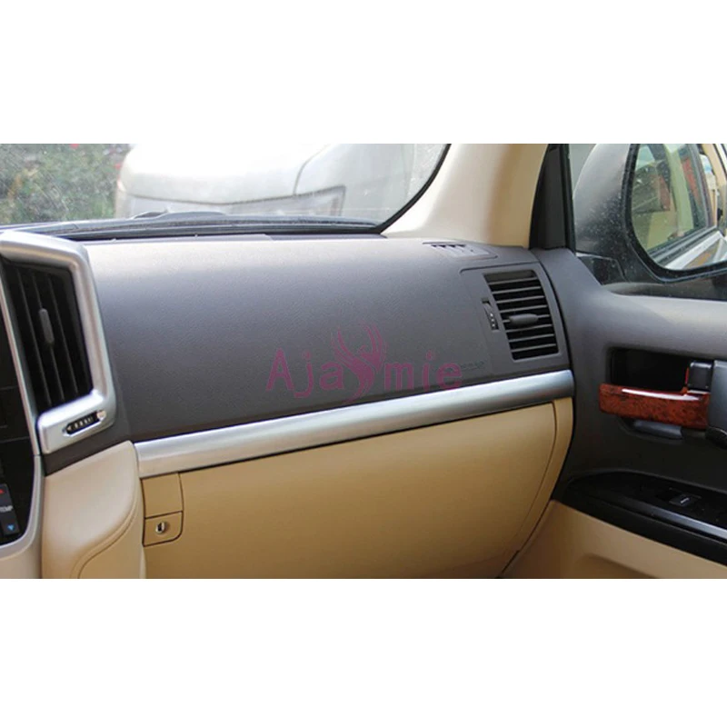 Хромированный автомобильный Стайлинг 2008- дверная ручка Чаша-держатель AC выход вентиляционная крышка панель Накладка для Toyota LC Land Cruiser 200 аксессуары