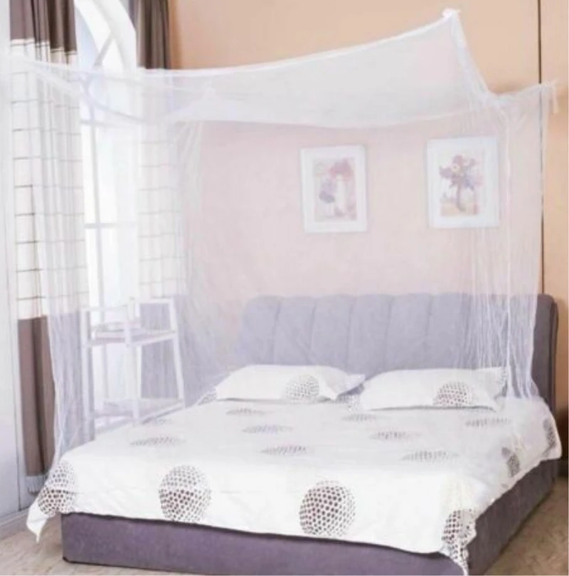New Home Mosquito Net Pure Color Special Secret Lightweight Fashion Bedding High Quality Durable 4 Corner Compact Mosquito Net mosquito net