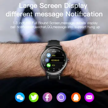 

SN80 Smart Bracelet Full Touch Round Screen Heart Rate Blood Pressure Multi-motion IP68 Sports Smart Wristband Fitness Tracker