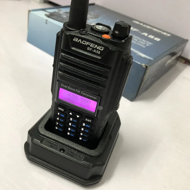 BaoFeng AA58 Радио BF-A58 Водонепроницаемый пыле VHF UHF 136-174/400-520 МГц Dual Band домашнее Радио BF A58 дальний охота