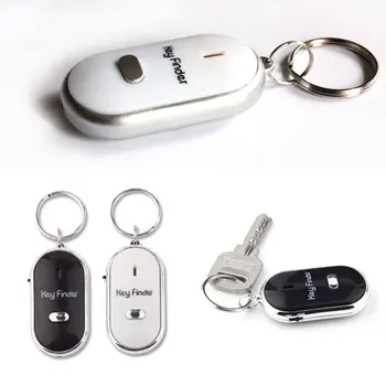 

Wireless Whistle Key Finder Flash Remote Control Locator Alarm Keychain KQS8