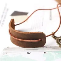 Genuine Leather Notebook Closer Protective Leather Piece With Repair Rubber Band For Handmade Travel Journal Accessories 2