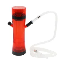 SY Акриловый Набор чашек для кальяна со светодиодный светильник пластиковый шланг керамическая чаша держатель для угля кальяна щипцы Narguile Chicha трубы аксессуары