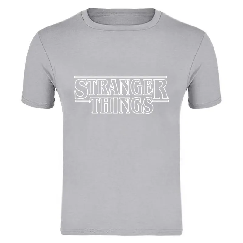 STRANGER THINGS Mens T-Shirts Summer cotton Short Sleeve T Shirts New casual Tee Shirts Male T shirt S-XXXL