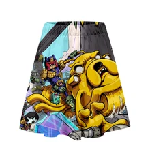 Время приключений 3D печатных юбки для женщин юбка модная уличная короткая юбка горячая распродажа Повседневная одежда для лета