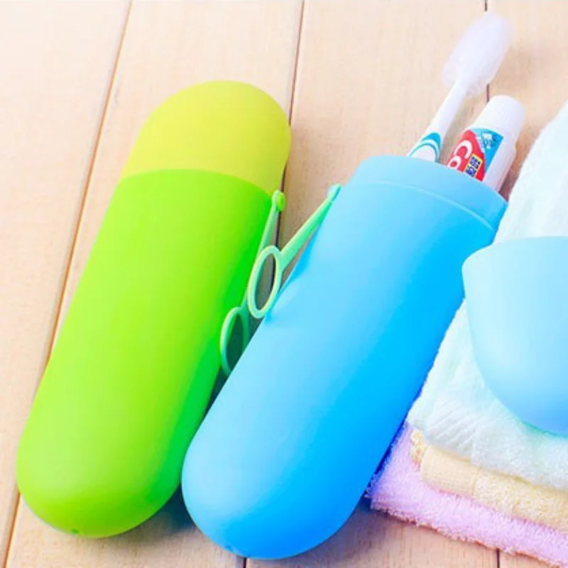  Portable Toothbrush Toothpaste Case Cover Holder Travel Hiking Camping Toothbrush Storage Box Wash 
