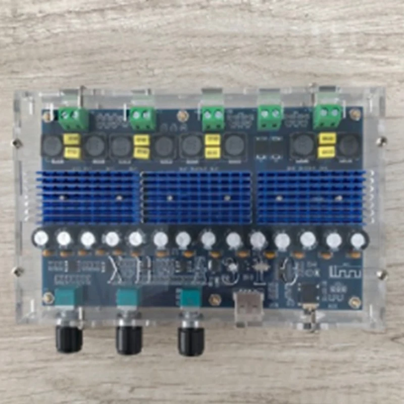 XH A310 Bluetooth 5 0 TPA3116 D2 цифровой усилитель мощности стерео плата 4 канала 50Wx2 + 100Wx2