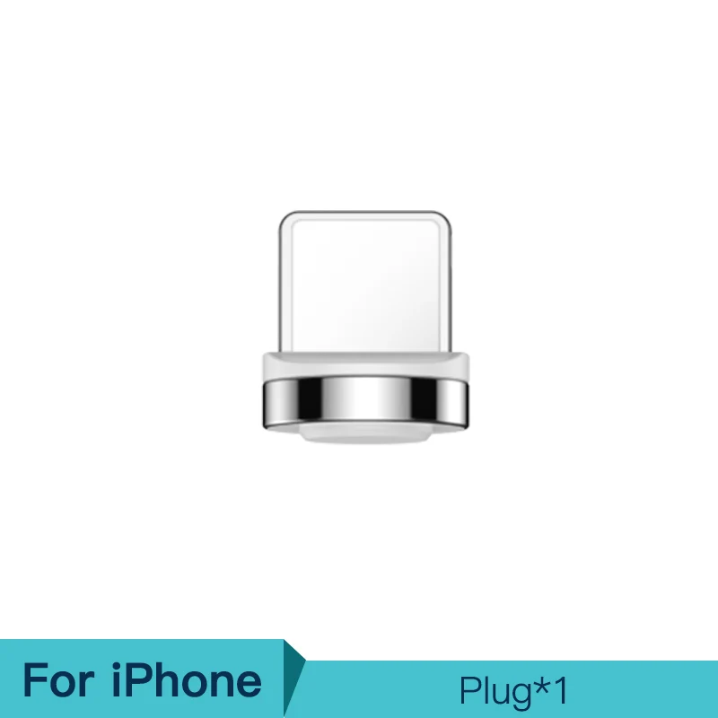 KUULAA Магнитный кабель Micro USB C 3A Быстрая Зарядка адаптер для iPhone samsung XiaoMi зарядное устройство магнит Быстрая зарядка usb type-C шнур - Цвет: For iPhone Plug