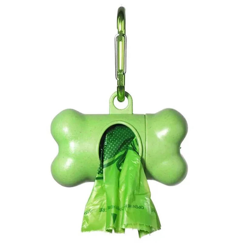 1Roll 15pcs Dog Poop Bags Earth-friendly Pet Cat Dog Waste Poop Bag Waste Pick Up Thick Garbage Bags Degradable (3)