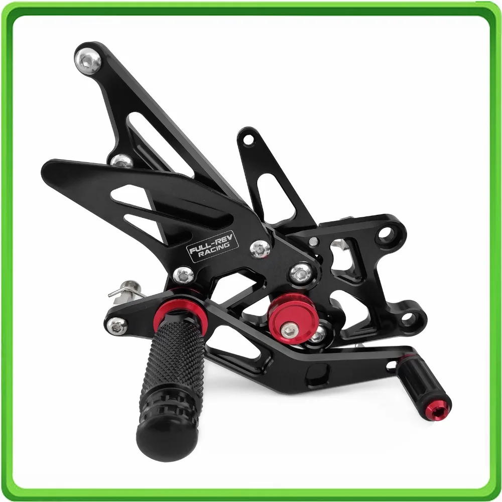 Adjustable Rearsets rear set sets footrest foot rest pegs pedal for Honda CBR 600 RR CBR600RR ABS 2009 2010  2011 2012 2013 2014 2015 2016 2017 2018 2019 (10)