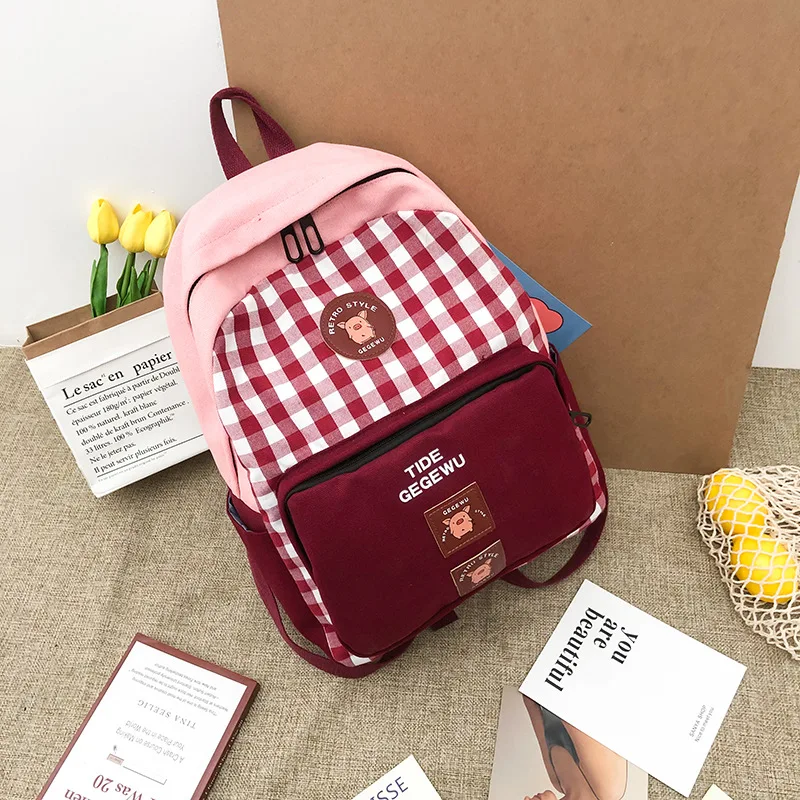 Поколение полных женщин рюкзак стиль школьная сумка кампус Холщовая Сумка забавный рюкзак с героями комиксов