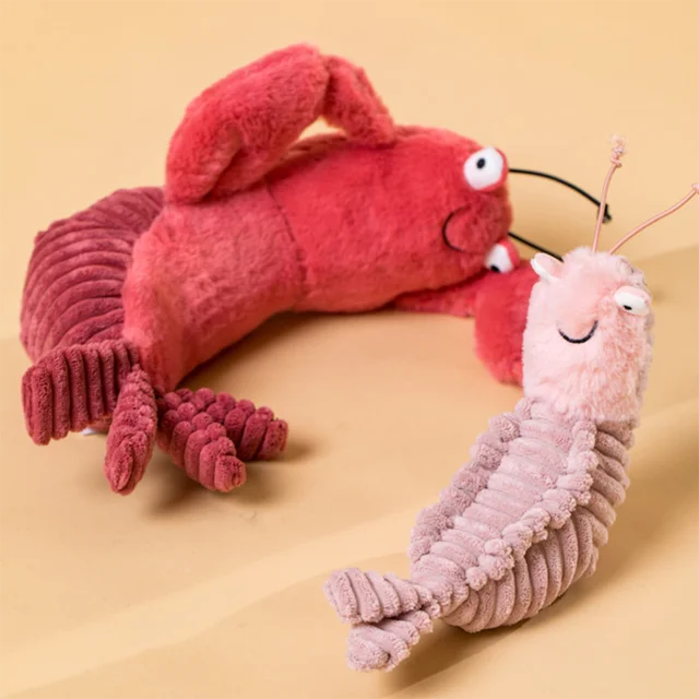 New Lobster Plush Toys Cartoon Animal Shrimp Plush Dolls Funny Cute Movie Stuffed Lobster Toys For Children Kids Friends 4