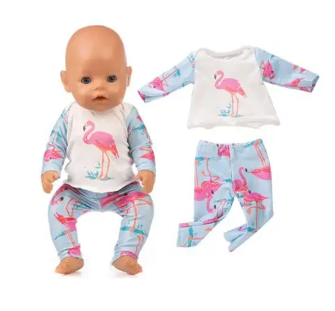 Модная одежда в стиле лягушки Surit для 43 см; Zapf Baby Doll; 17 дюймов; куклы для новорожденных; Одежда и аксессуары - Цвет: 08
