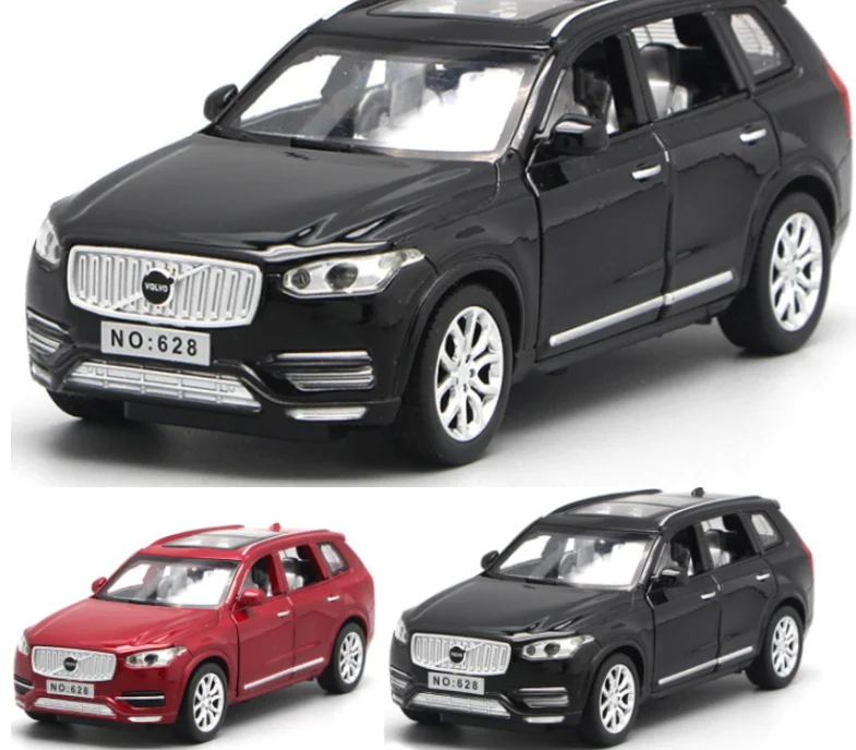 Модель литая автомобиля в масштабе 1:32 XC90 с функцией подсветки