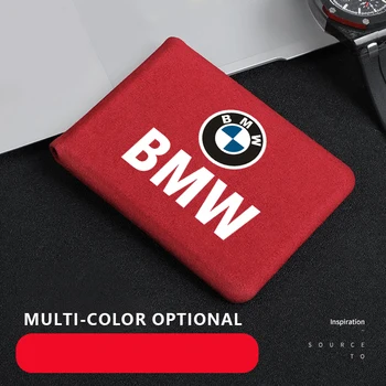 

1pcs Car Document Bag Wallet Card Package Coin Holder driver license Case For Bmw x1 x3 x5 x6 z4 f10 f20 f30 e36 e39 e46 e60 e90