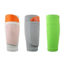 

30% Hot Sale 1 Pair Soccer Protective Socks Leg Sleeves Calf Support Socks Shin Guard With Pocket Football Shin Pads Leg Sleeves