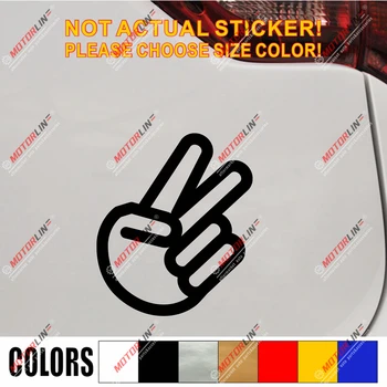 

CHOPPED Hand Gesture Decal Sticker Car Vinyl pick size color