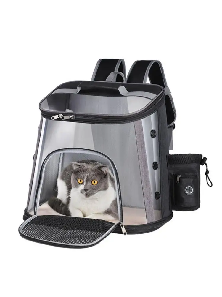 

Breathable Panoramic Transparent Pet Backpack Cat Handbag Dog Astronaut Space 517D