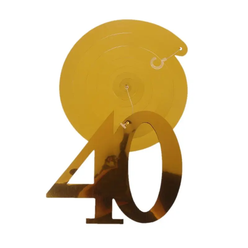 12 шт./компл. 30th 40th 50th 60th день рождения подвесные Спиральные Завитки украшения праздника вечерние поставки 72XF