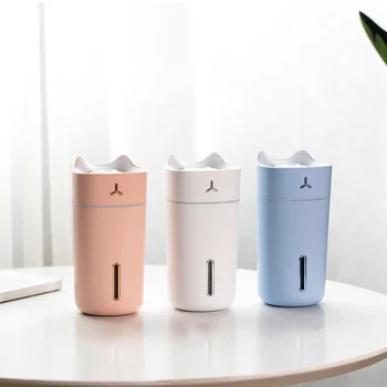 

Creative Design Air Humidifier Desktop Aroma Diffuser Lamp Lights USB Essential Oil Diffuser Cool Car Mist Maker Fogger For Home