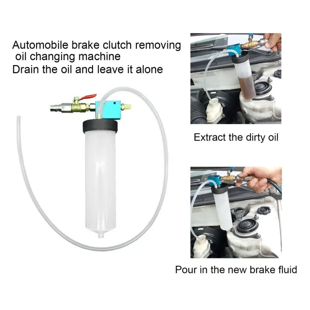 Oil Pump Oil Bleeder Empty Exchange Drained Kit Auto Brake Oil Change Kettle Car Fluid Oil Replacement Tool Hydraulic Clutch