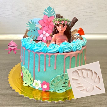 

Monstera Leave Silicone Mold Cupcake Mold Sugarcraft Chocolate Molds Bakeware Fondant Cake Decorating Tools