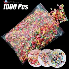 Asquide – tranches de fruits pour Nail Art, 100 pièces, additifs Slime, remplissage de breloques, avocat pour bricolage, accessoires de décoration, jouet