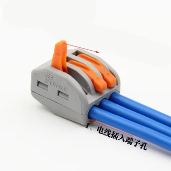 

5pcs 3 hole universal wire connector terminal block splitter automotive connectors terminal electrical accessories