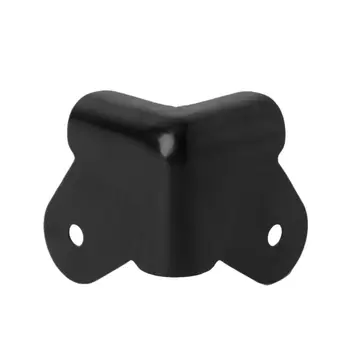 

4PCS Speaker Corners Metal Angle Rounded Protector Guitar Amplifier Stage Cabinets Accessories Black