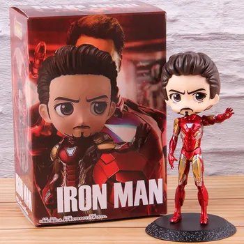 

Qposket Iron Man Action Figure Tony Stark PVC Collection Model Toy Marvel Avengers Iron-Man Christmas Gift