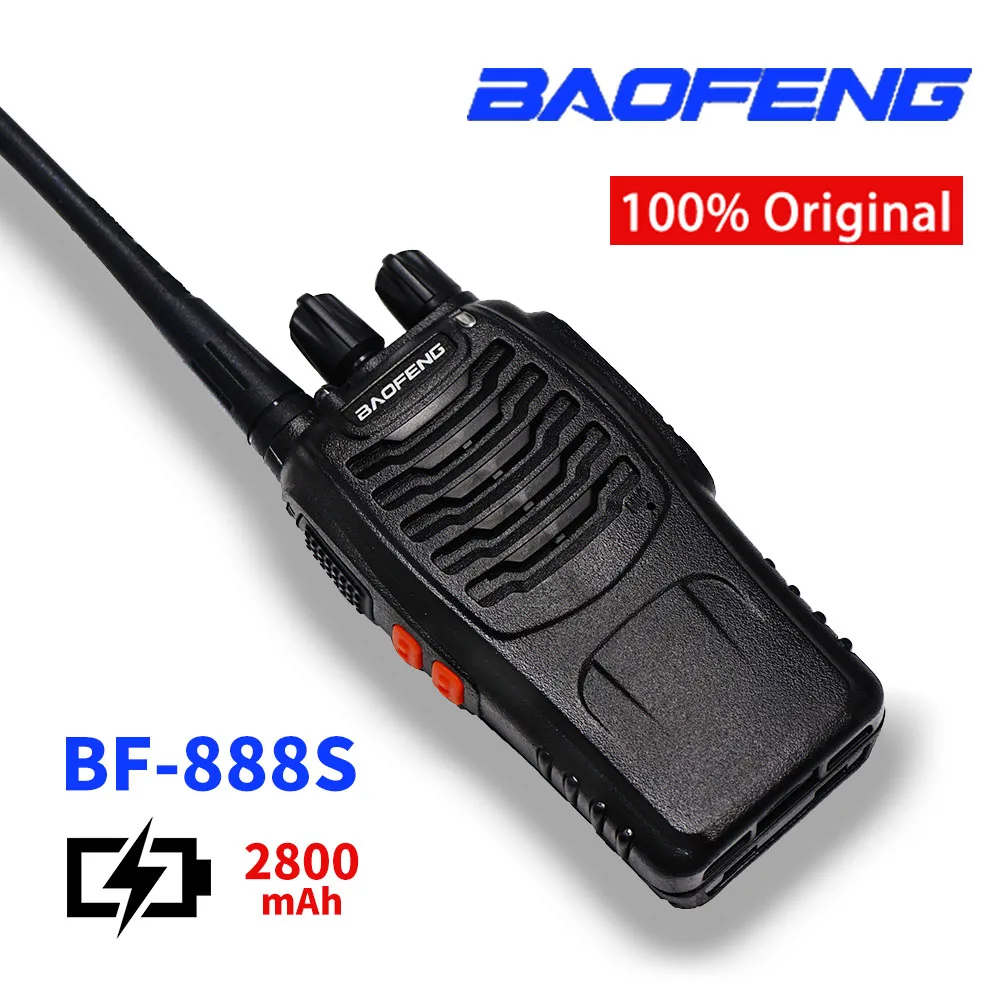 2 шт Baofeng BF-888S Walkie Talkie BF888s двухстороннее радио 5 Вт UHF 400-470 МГц Comunicador передатчик приемопередатчик 1-5 км Диапазон разговора