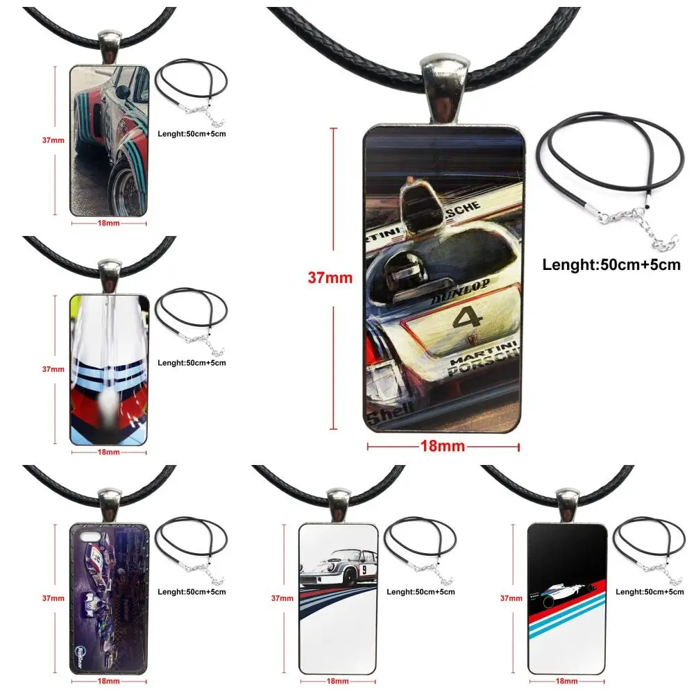For Women Choker Martini Racing Fashion Glass Cabochon Pendant Necklace With Steel Plated Statement Jewelry | Украшения и