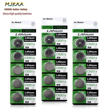 

Price Wholesale 100 PCS Original CR2016 3V Lithium Polymer Battery DL2016 ECR2016 LM2016 BR2016 Button Battery Cheap