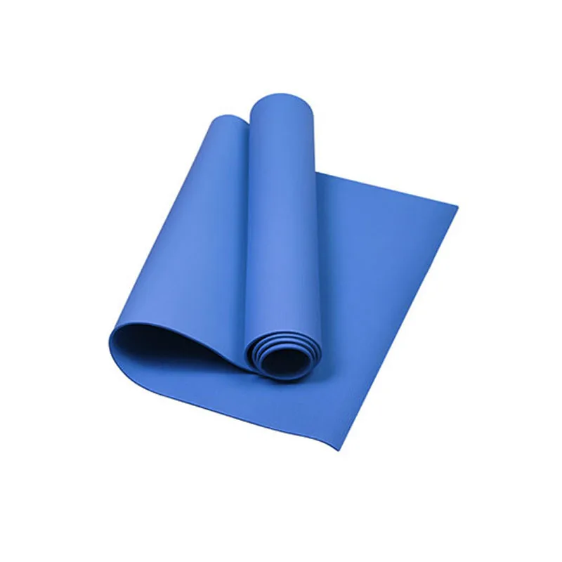 Нескользящий коврик для занятия йогой, фитнесом складной фитнес экологический тренажерный зал EVA перчатки для упражнений гимнастический для занятий фитнесом и потери веса подушка для упражнений - Цвет: Синий
