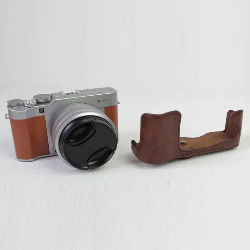Камера сумка из искусственной кожи чехол для ЖК дисплея с подсветкой Fujifilm Fuji X A7 XA7