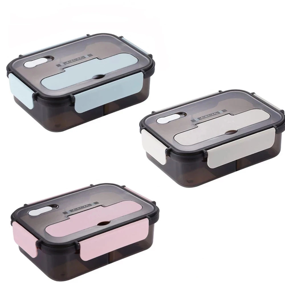 Lunch Box Kitchen Work Student Outdoor Activities Travel Microwave Heating Food Container Plastic Bento Storage Snacks Boxes | Дом и сад