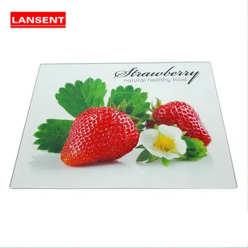 

Factory direct sales customized Tempered Glass Chopping Board Fruit Anti-Microbial Cutting Board Kitchen Vegetable plate
