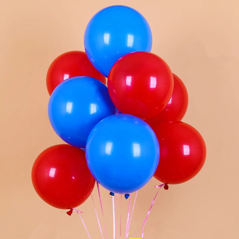 20pcs 10inch Thickening Latex Balloon Matte Red Blue Multicolor Birthday Party Wedding Supplies | Дом и сад