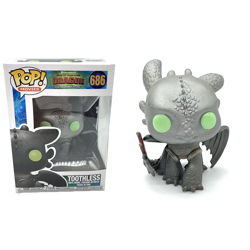 Funko Pop Как приручить драконов 3 Беззубика #686 Виниловая фигурка куклы