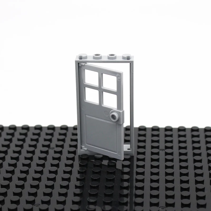 Кубики Moc Ландшафтная архитектура двери и окна DIY Интеллектуальный блок совместим со сборками частиц my city window - Цвет: picture show 30pcs