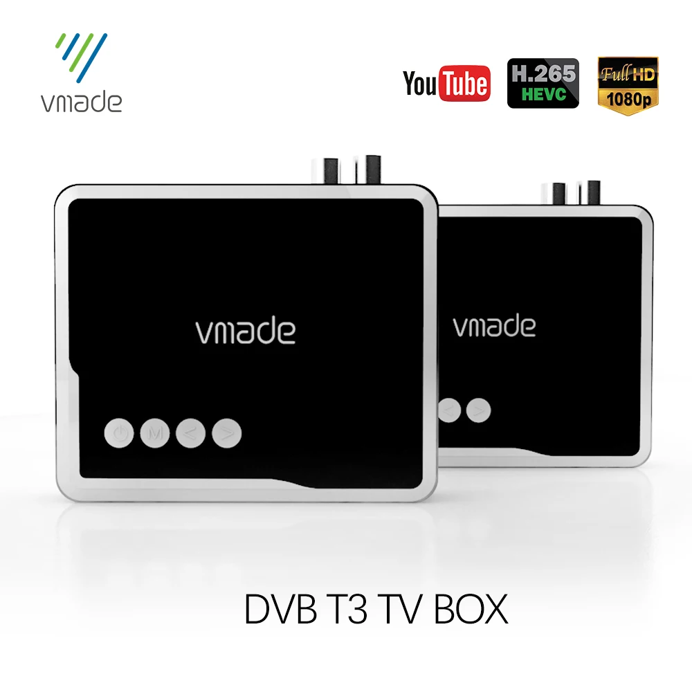 Vmade горячая Распродажа Испания Чешская Республика цифрового DVB-T2 ТВ тюнер ресивер