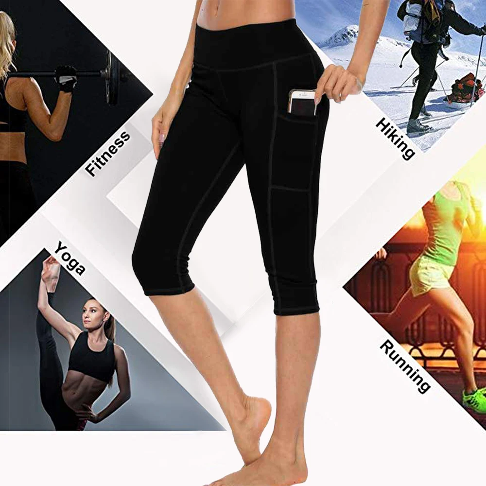 2020 Woman Workout Capri Fitness Leggings With Side Pocket High Waist Running Yoga Pants Sportwear Legging Sport Femme Pants 2020 Woman Workout Capri Fitness Leggings With Side Pocket High Waist Running Yoga Pants Sportwear Legging Sport Femme Pants