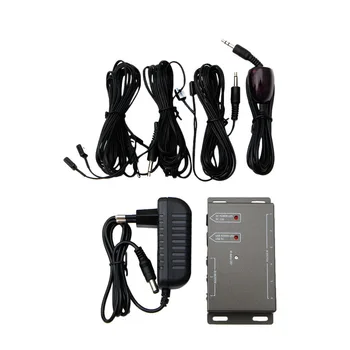 

6 Emitters 1 Receiver Hidden IR Repeater Infrared Remote Extender System Kit US
