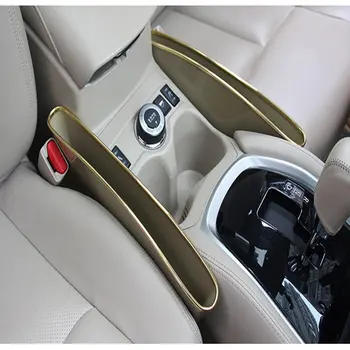 

Gold-Filled Quilted Storage Box Car Seat Crevice Storage Box