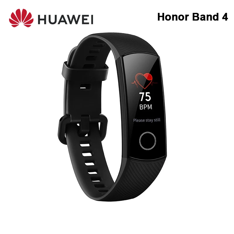 Оригинальный Смарт браслет Huawei Honor Band 4 цветной сенсорный экран AMOLED 0 95 дюйма