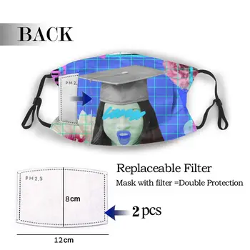 

protective mask with filter Finally Finshed Graduation In This Summer anti dust PM2.5 reuse adult teen child girl